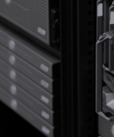 Abstract image of servers